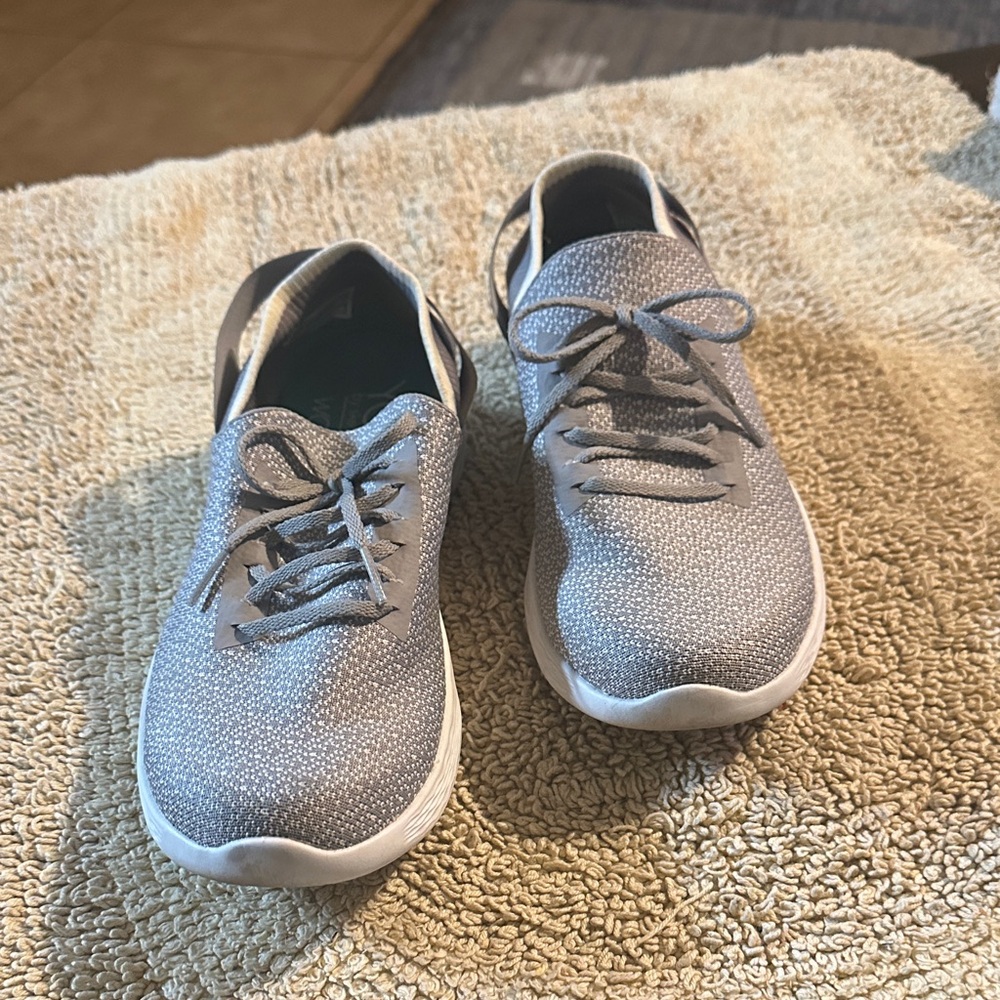 YOU BY SKECHERS WALK Gray Athletic Sneakers - Picture 2 of 10